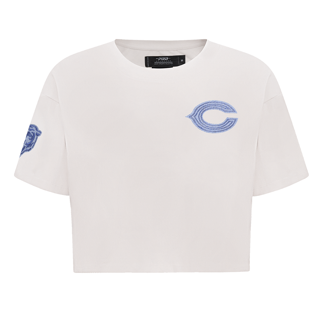 NFL CHICAGO BEARS VARSITY BLUES WOMEN'S BOXY TEE (LINEN)