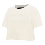 NFL CHICAGO BEARS NEUTRAL T-SHIRT À COUPE CARRÉE POUR FEMME (COQUILLE D'ŒUF)