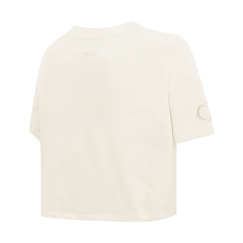 NFL CHICAGO BEARS NEUTRAL T-SHIRT À COUPE CARRÉE POUR FEMME (COQUILLE D'ŒUF)
