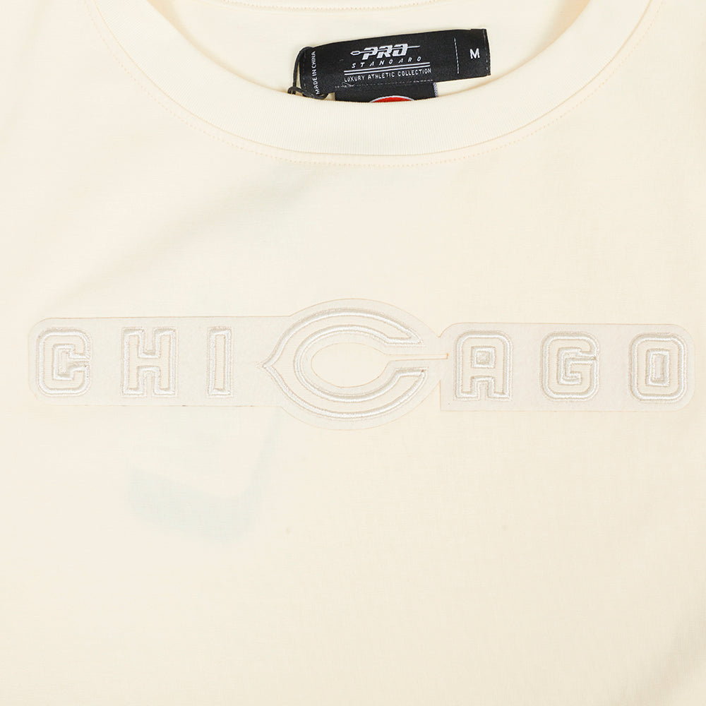 NFL CHICAGO BEARS NEUTRAL T-SHIRT À COUPE CARRÉE POUR FEMME (COQUILLE D'ŒUF)