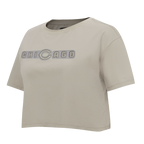 NFL CHICAGO BEARS NEUTRAL T-SHIRT EN JERSEY SIMPLE À COUPE CARRÉE (TAUPE)