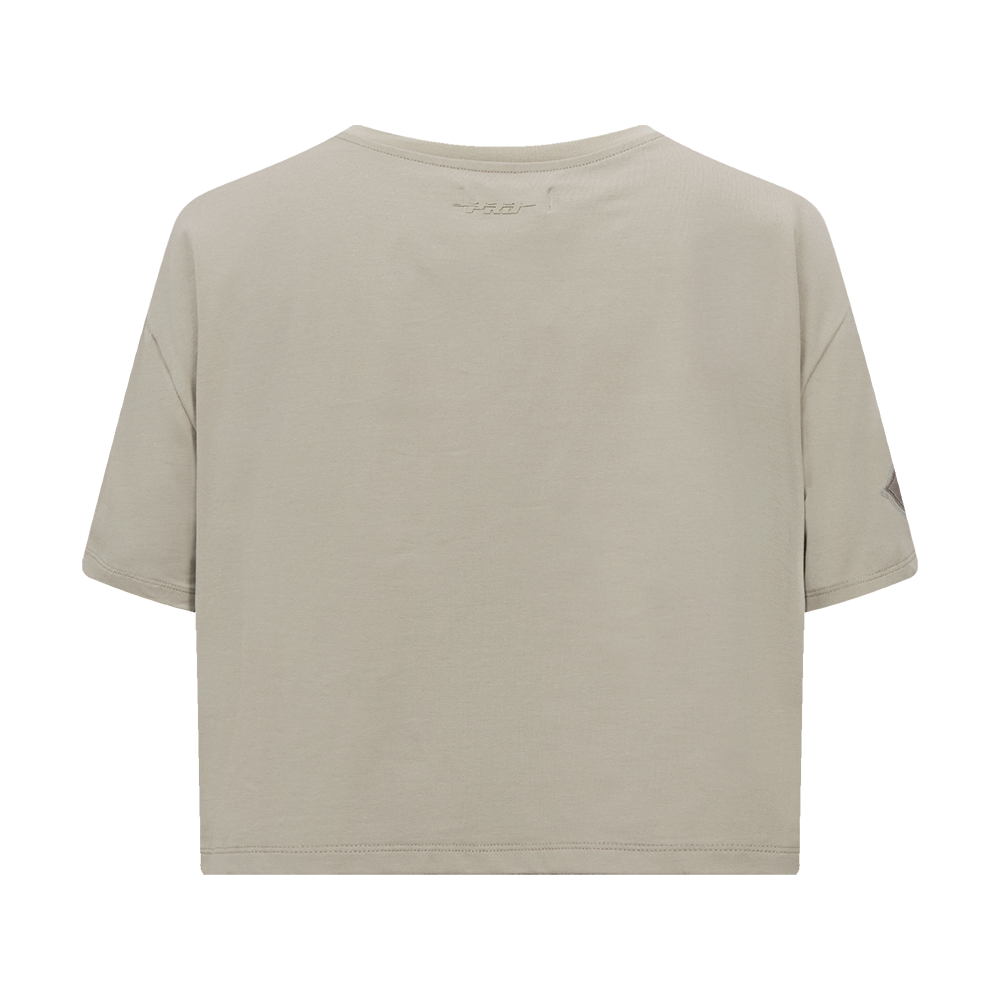 NFL CHICAGO BEARS NEUTRAL T-SHIRT EN JERSEY SIMPLE À COUPE CARRÉE (TAUPE)