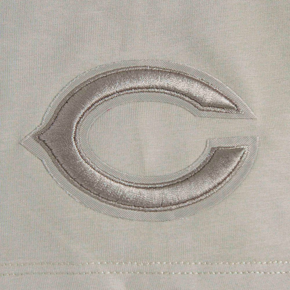 NFL CHICAGO BEARS NEUTRAL T-SHIRT EN JERSEY SIMPLE À COUPE CARRÉE (TAUPE)