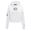 NFL CHICAGO BEARS CLASSIC CHANDAIL À CAPUCHON COURT EN MOLLETON (BLANC)