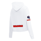 NFL CHICAGO BEARS CLASSIC CHANDAIL À CAPUCHON COURT EN MOLLETON (BLANC)