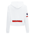 NFL CHICAGO BEARS CLASSIC CHANDAIL À CAPUCHON COURT EN MOLLETON (BLANC)