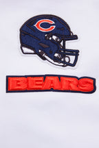 NFL CHICAGO BEARS CLASSIC CHANDAIL À CAPUCHON COURT EN MOLLETON (BLANC)