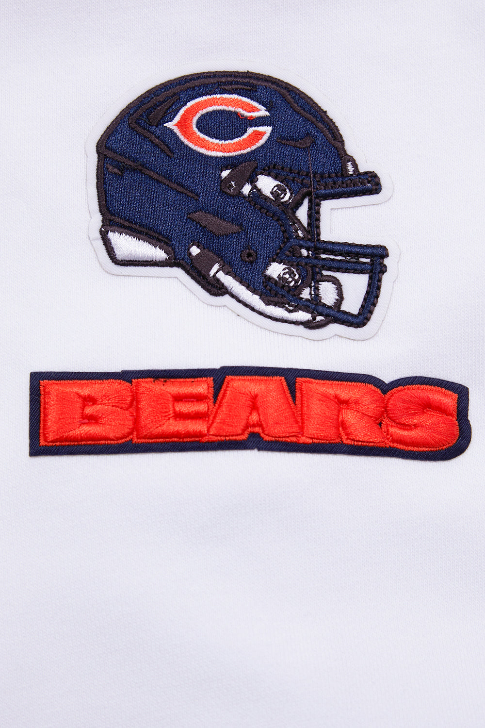 NFL CHICAGO BEARS CLASSIC CHANDAIL À CAPUCHON COURT EN MOLLETON (BLANC)