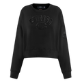 NFL CHICAGO BEARS TRIPLE BLACK WOMEN'S FLC CREWNECK (TRIPLE BLACK WOMEN'S)