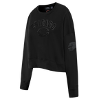 NFL CHICAGO BEARS TRIPLE BLACK WOMEN'S FLC CREWNECK (TRIPLE BLACK WOMEN'S)