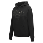 NFL CHICAGO BEARS TRIPLE BLACK CHANDAIL À CAPUCHON EN MOLLETON POUR FEMME (TRIPLE NOIR FEMME)
