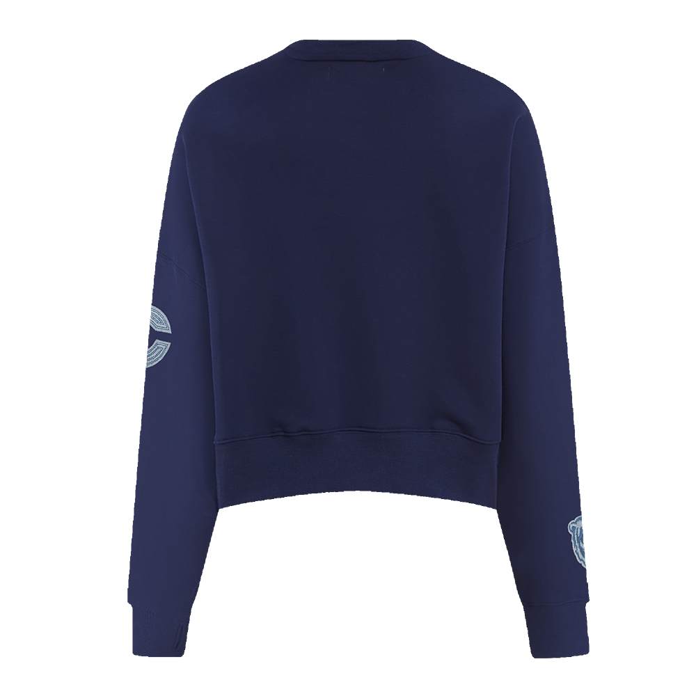 NFL CHICAGO BEARS VARSITY BLUES WOMEN'S CREWNECK (MIDNIGHT NAVY)