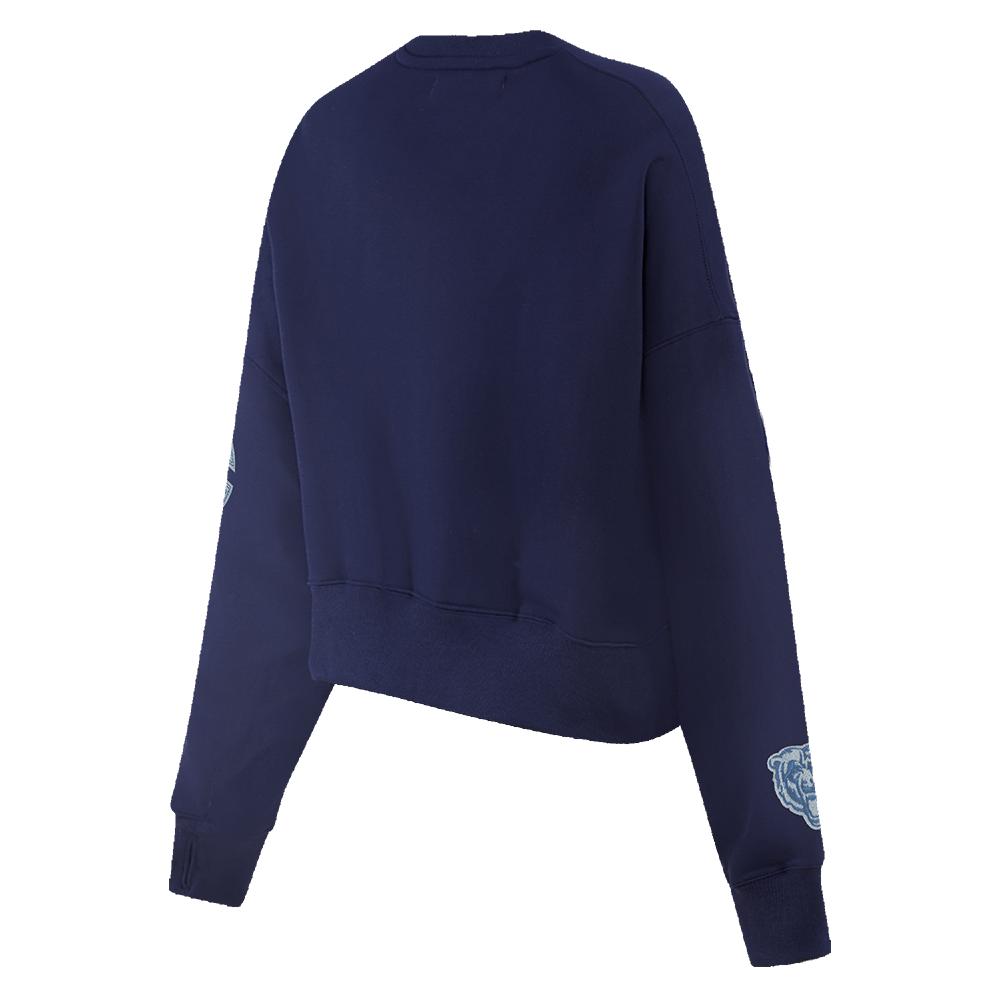 NFL CHICAGO BEARS VARSITY BLUES WOMEN'S CREWNECK (MIDNIGHT NAVY)