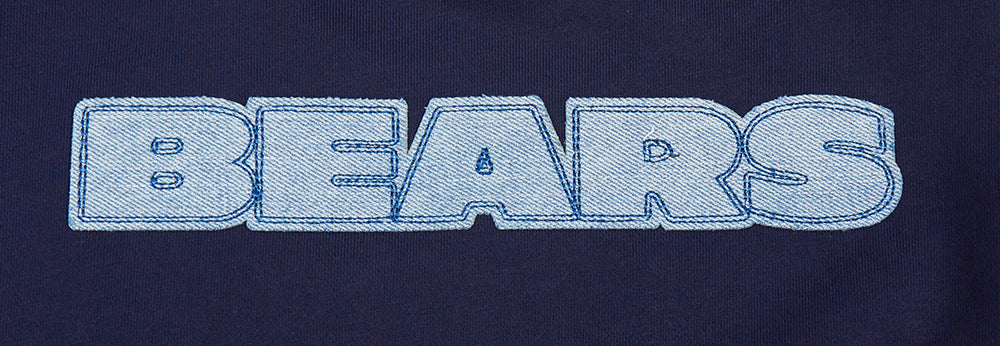 NFL CHICAGO BEARS VARSITY BLUES WOMEN'S CREWNECK (MIDNIGHT NAVY)