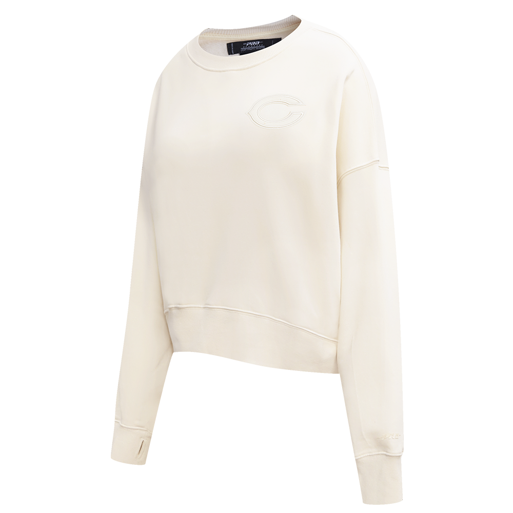 NFL CHICAGO BEARS NEUTRAL WOMEN'S CREWNECK (EGGSHELL)