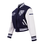 NFL CHICAGO BEARS BLOUSON COLLÉGIAL POUR FEMME (MARINE MINUIT/BLANC)