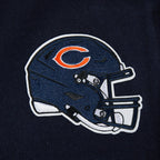 NFL CHICAGO BEARS CLASSIC WOMEN'S WOOL VARSITY JACKET (MIDNIGHT NAVY/WHITE)