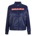 NFL CHICAGO BEARS CLASSIC BLOUSON EN SATIN POUR FEMME (MARINE MINUIT)