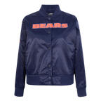 NFL CHICAGO BEARS CLASSIC BLOUSON EN SATIN POUR FEMME (MARINE MINUIT)
