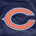 NFL CHICAGO BEARS CLASSIC BLOUSON EN SATIN POUR FEMME (MARINE MINUIT)