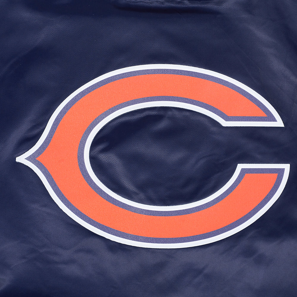 NFL CHICAGO BEARS CLASSIC BLOUSON EN SATIN POUR FEMME (MARINE MINUIT)