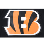 NFL CINCINNATI BENGALS CLASSIC MESH T-SHIRT EN JERSEY SIMPLE À RAYURES (NOIR/ORANGE)