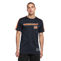 NFL CINCINNATI BENGALS CLASSIC MESH T-SHIRT EN JERSEY SIMPLE À RAYURES (NOIR/ORANGE)