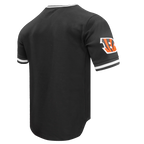 NFL CINCINNATI BENGALS CLASSIC CHENILLE MEN'S TEE (BLACK)