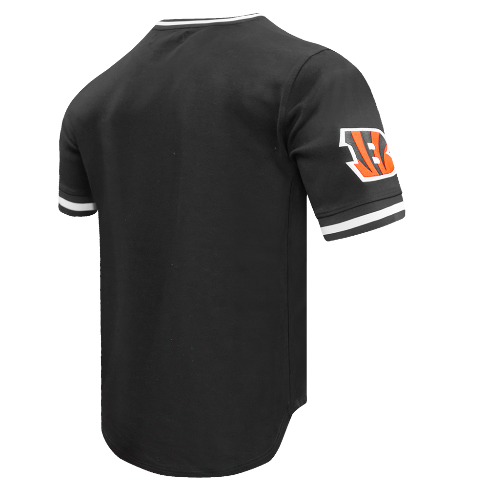 NFL CINCINNATI BENGALS CLASSIC CHENILLE MEN'S TEE (BLACK)