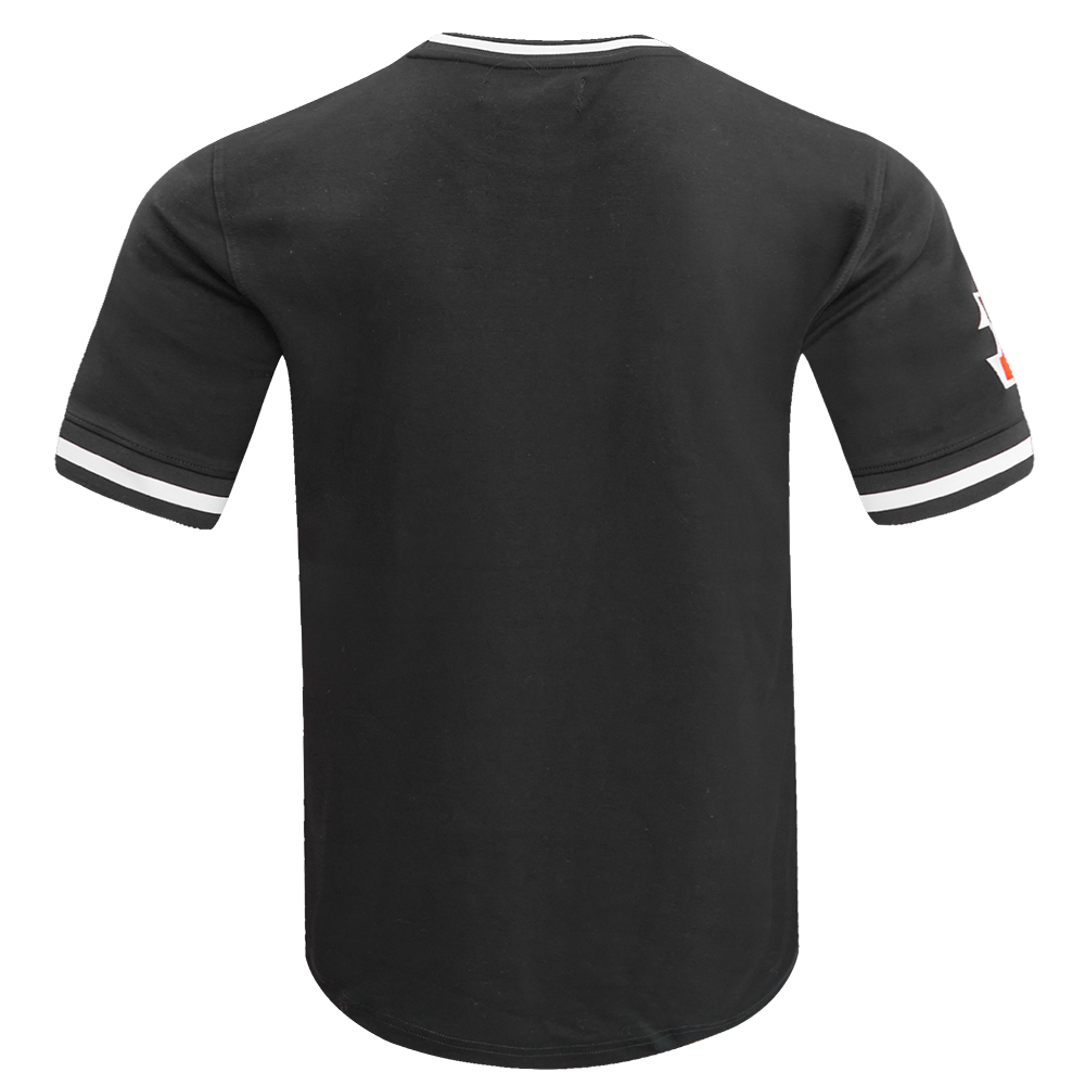 NFL CINCINNATI BENGALS CLASSIC CHENILLE MEN'S TEE (BLACK)
