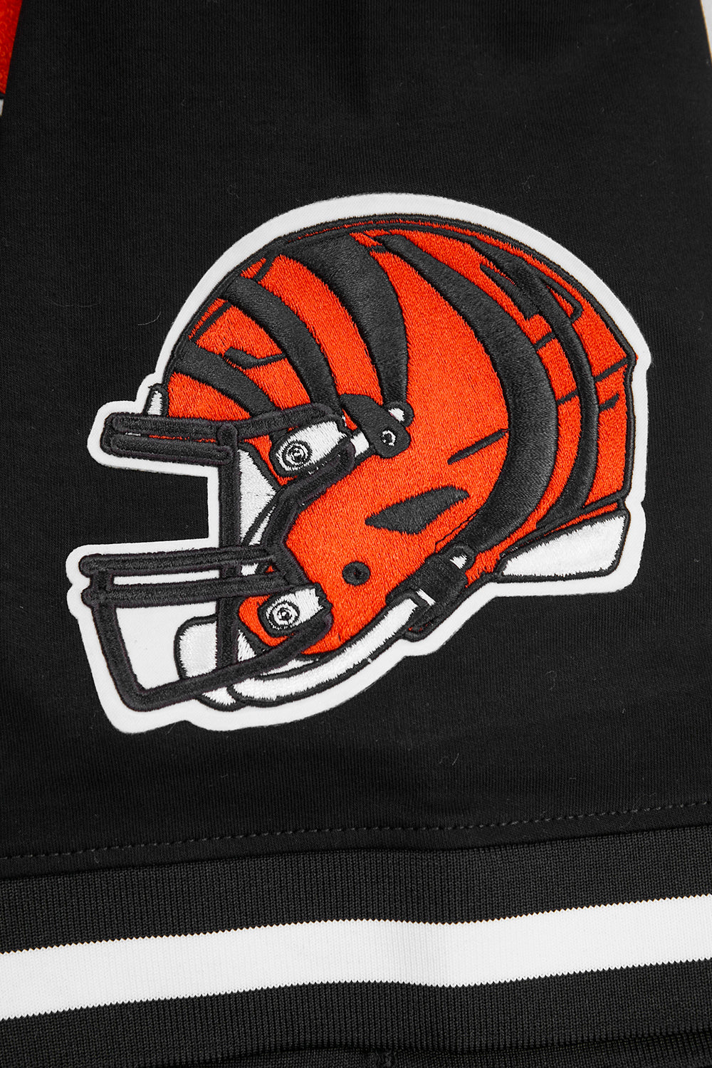 NFL CINCINNATI BENGALS CLASSIC CHENILLE MEN'S TEE (BLACK)