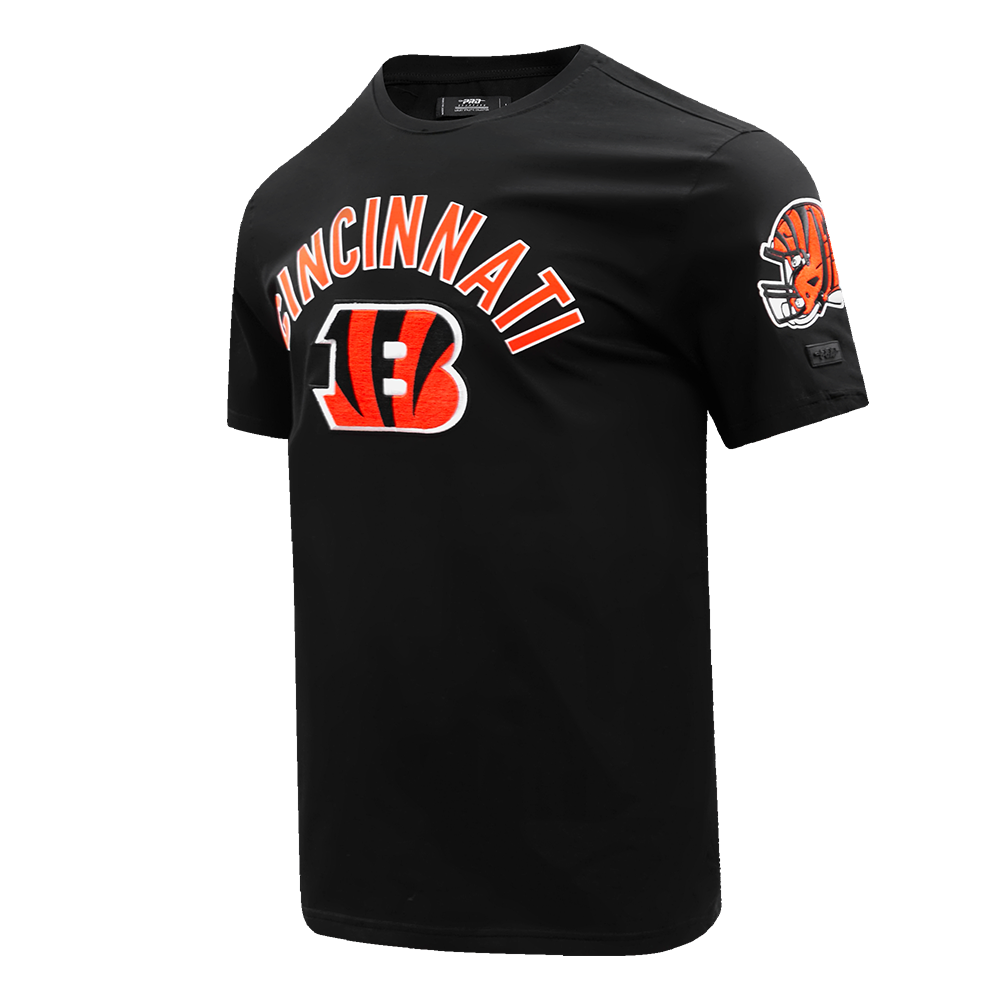 NFL CINCINNATI BENGALS CLASSIC BRISTLE T-SHIRT POUR HOMME (NOIR)