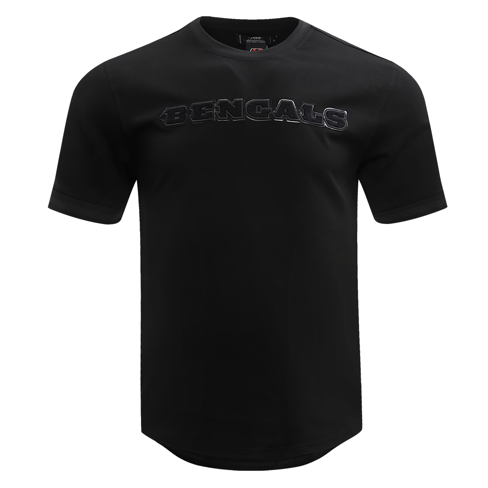 NFL CINCINNATI BENGALS TRIPLE BLACK T-SHIRT POUR HOMME (TRIPLE NOIR)