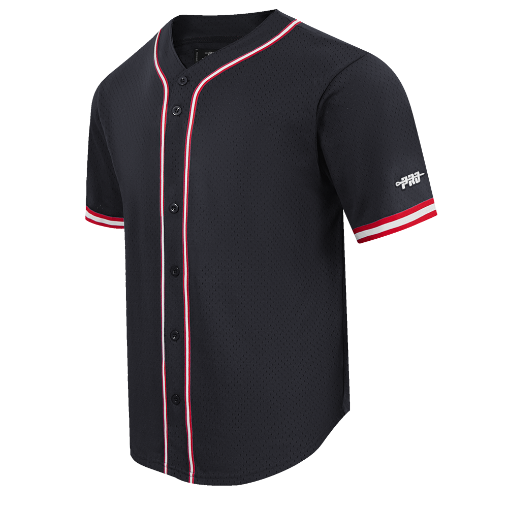 NFL CINCINNATI BENGALS MESH BUTTON UP SHIRT (BLACK/ORANGE)