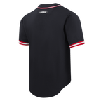 NFL CINCINNATI BENGALS MESH BUTTON UP SHIRT (BLACK/ORANGE)