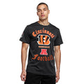 NFL CINCINNATI BENGALS OLD ENGLISH MEN'S SJ TEE (BLACK)