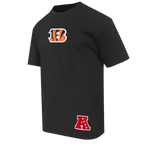 NFL CINCINNATI BENGALS WINGSPAN T-SHIRT À ÉPAULES TOMBANTES POUR HOMME (NOIR)