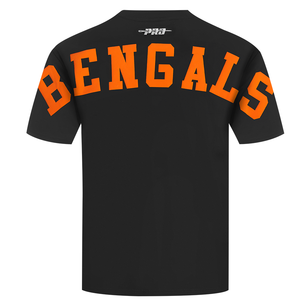 NFL CINCINNATI BENGALS WINGSPAN T-SHIRT À ÉPAULES TOMBANTES POUR HOMME (NOIR)