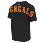 NFL CINCINNATI BENGALS WINGSPAN T-SHIRT À ÉPAULES TOMBANTES POUR HOMME (NOIR)