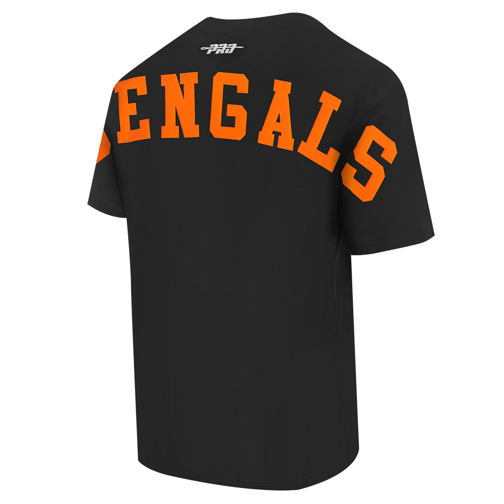 NFL CINCINNATI BENGALS WINGSPAN T-SHIRT À ÉPAULES TOMBANTES POUR HOMME (NOIR)