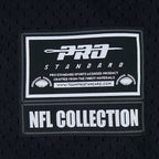 NFL CINCINNATI BENGALS JOE BURROW #9 CLASSIC MESH PNN MEN'S MESH BUTTON DOWN SHIRT (BLACK/ORANGE)