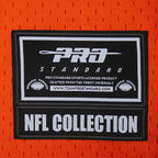 NFL CINCINNATI BENGALS JOE BURROW #9 CLASSIC MESH PNN CHEMISE BOUTONNÉE EN FILET POUR HOMME (ORANGE/NOIR)