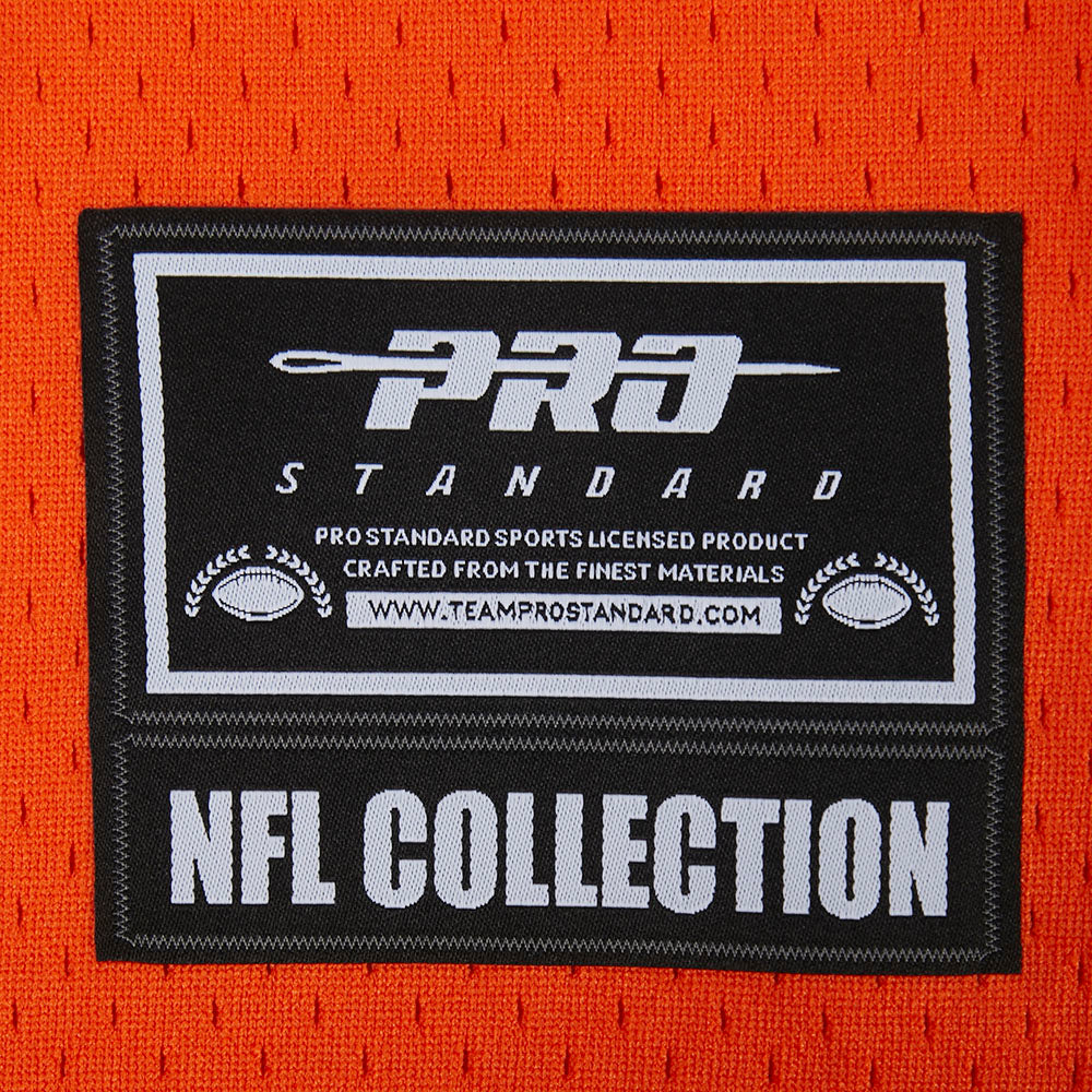 NFL CINCINNATI BENGALS JOE BURROW #9 CLASSIC MESH PNN CHEMISE BOUTONNÉE EN FILET POUR HOMME (ORANGE/NOIR)