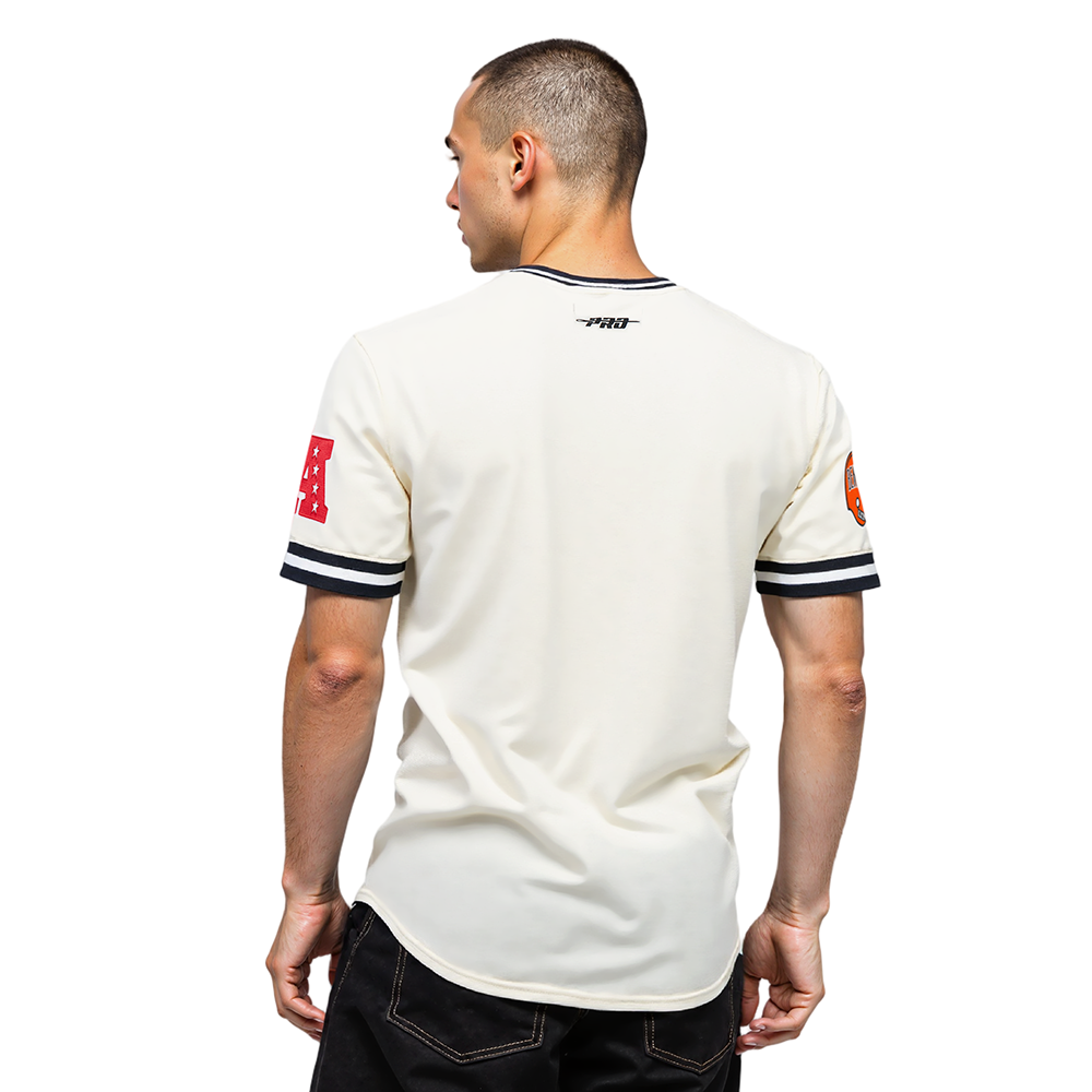 NFL CINCINNATI BENGALS RETRO CLASSIC T-SHIRT POUR HOMME (COQUILLE D'ŒUF/NOIR)
