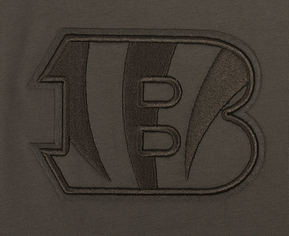 NFL CINCINNATI BENGALS NEUTRAL T-SHIRT À ÉPAULES TOMBANTES POUR HOMME (TAUPE FONCÉ)