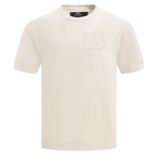 NFL CINCINNATI BENGALS NEUTRAL DROP SHOULDER MEN'S TEE (EGGSHELL)