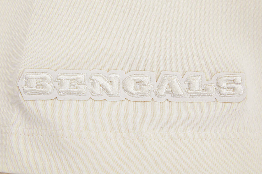 NFL CINCINNATI BENGALS NEUTRAL DROP SHOULDER MEN'S TEE (EGGSHELL)
