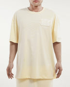 NFL CINCINNATI BENGALS NEUTRAL DROP SHOULDER MEN'S TEE (EGGSHELL)