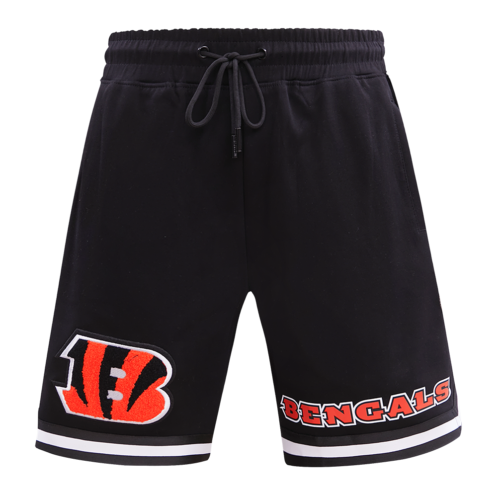 NFL CINCINNATI BENGALS CLASSIC CHENILLE MEN'S SHORT (BLACK)
