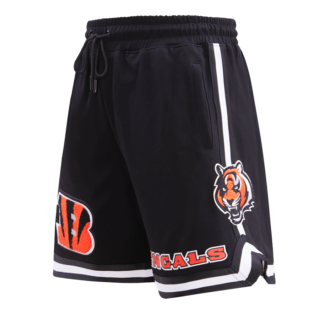 NFL CINCINNATI BENGALS CLASSIC CHENILLE MEN'S SHORT (BLACK)